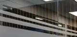 Etched-glass look, custom cut